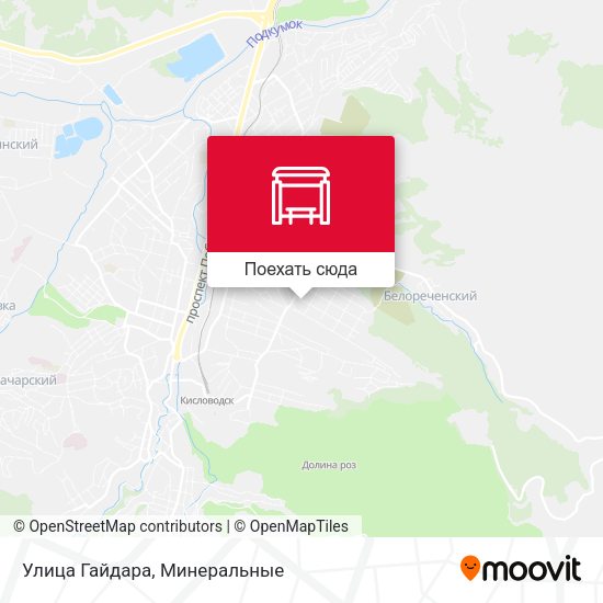 Карта Улица Гайдара