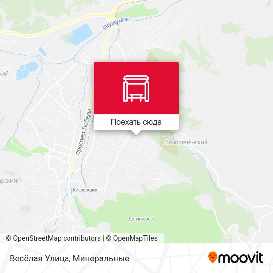 Карта Весёлая Улица