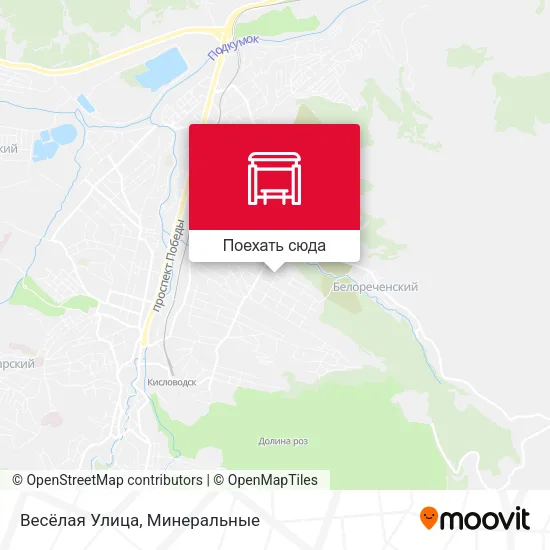 Карта Весёлая Улица