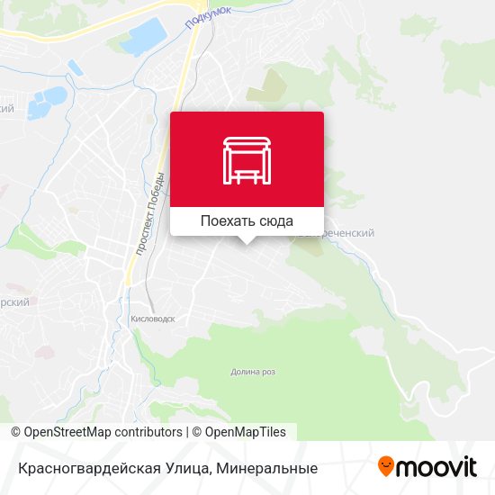 Карта Красногвардейская Улица