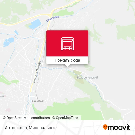 Карта Автошкола