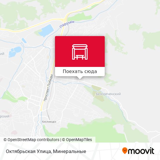 Карта Октябрьская Улица