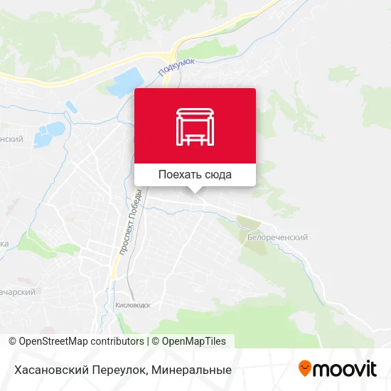 Карта Хасановский Переулок