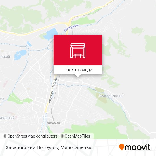 Карта Хасановский Переулок