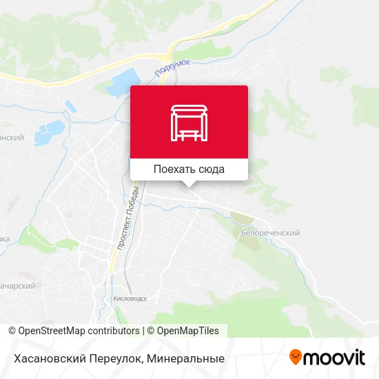 Карта Хасановский Переулок