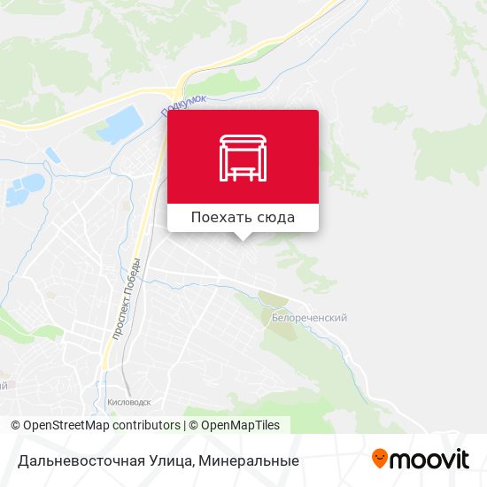 Карта Дальневосточная Улица
