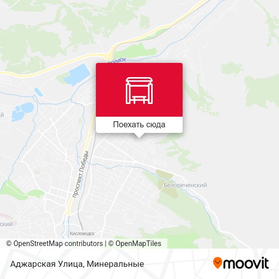 Карта Аджарская Улица