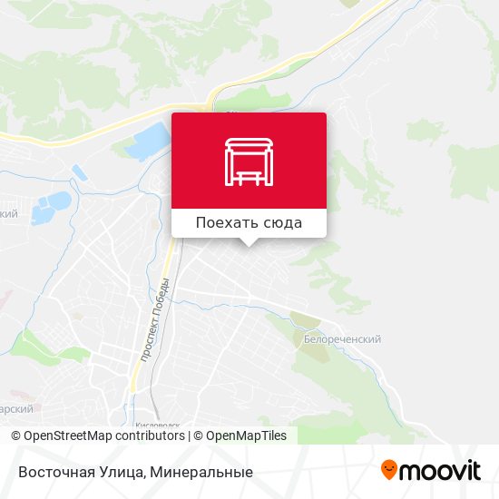 Карта Восточная Улица