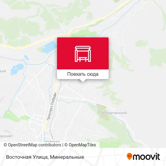 Карта Восточная Улица