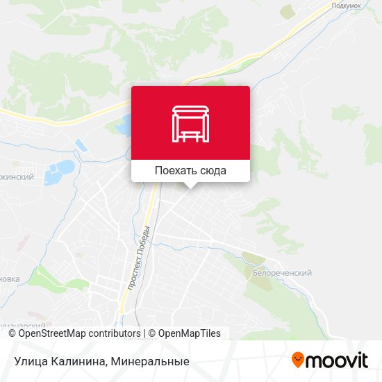 Карта Улица Калинина
