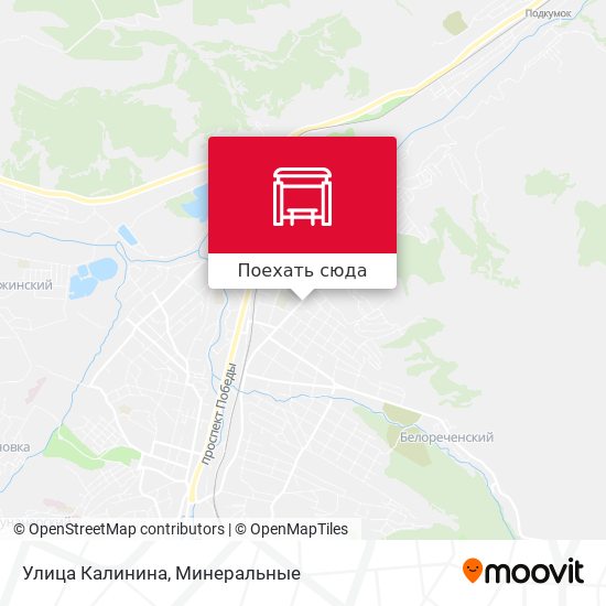 Карта Улица Калинина