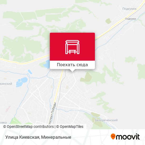 Карта Улица Киевская