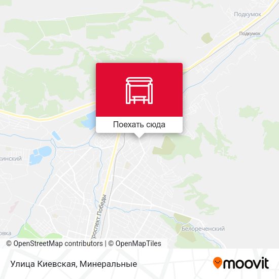 Карта Улица Киевская