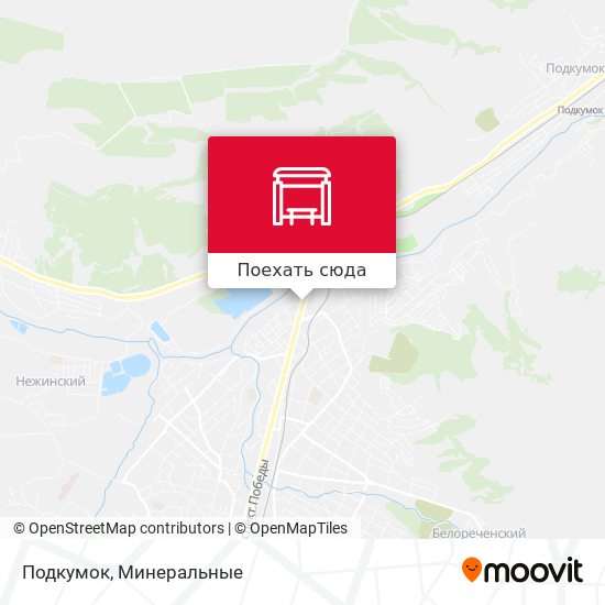 Карта Подкумок