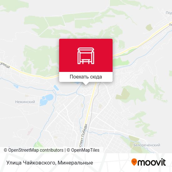 Карта Улица Чайковского