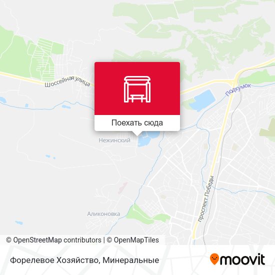 Карта Форелевое Хозяйство