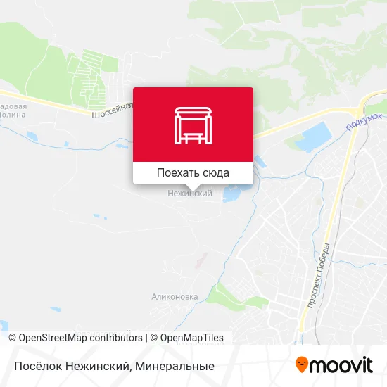 Карта Посёлок Нежинский