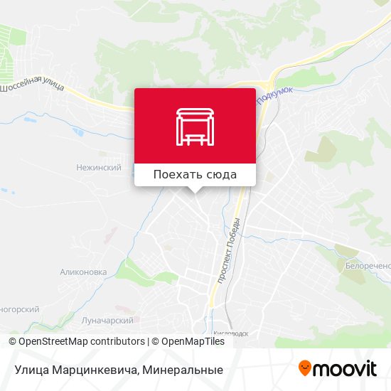 Карта Улица Марцинкевича