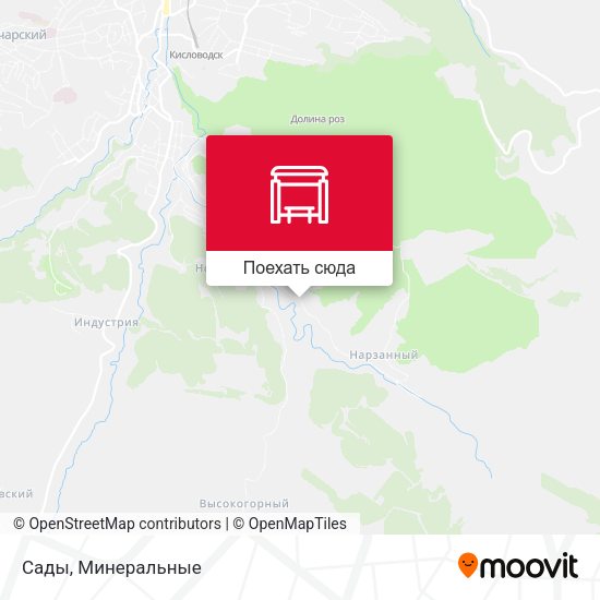 Карта Сады