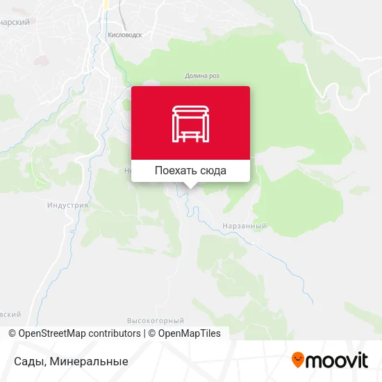 Карта Сады