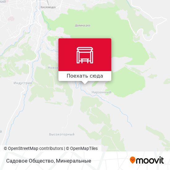 Карта Садовое Общество