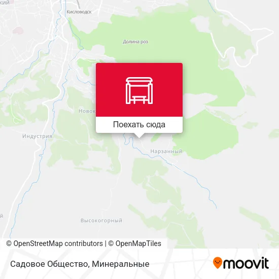 Карта Садовое Общество