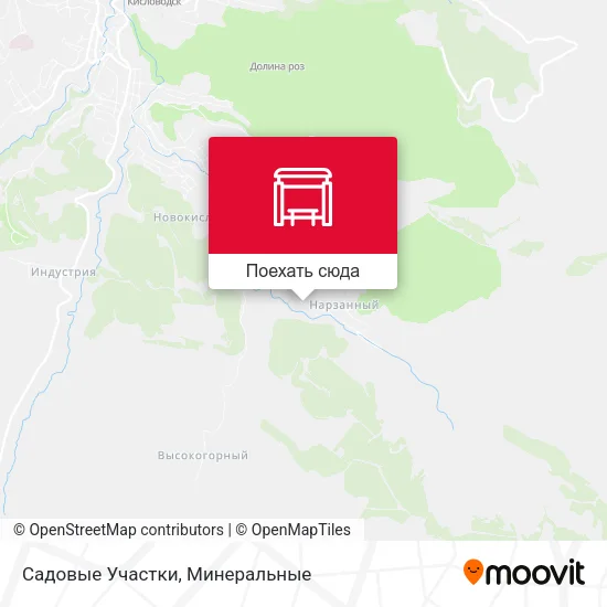 Карта Садовые Участки