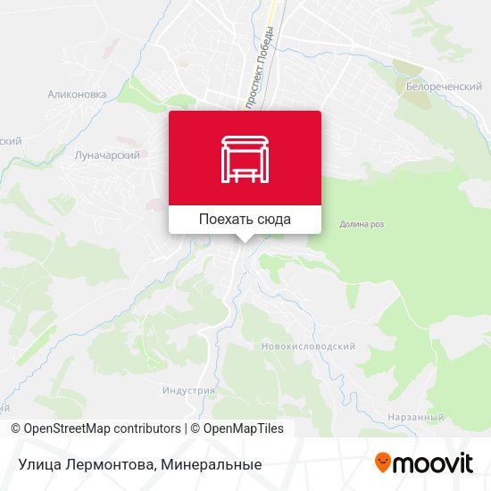 Карта Улица Лермонтова