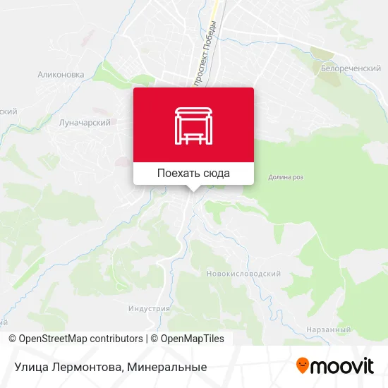 Карта Улица Лермонтова