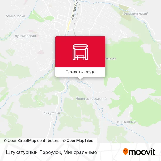 Карта Штукатурный Переулок