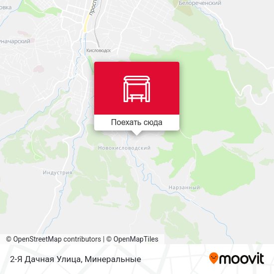 Карта 2-Я Дачная Улица