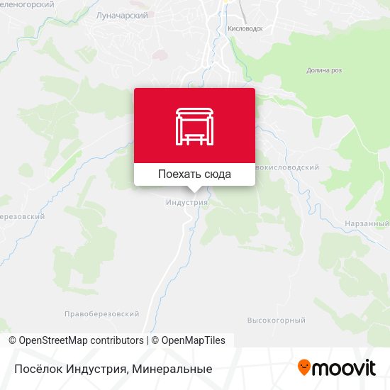 Карта Посёлок Индустрия