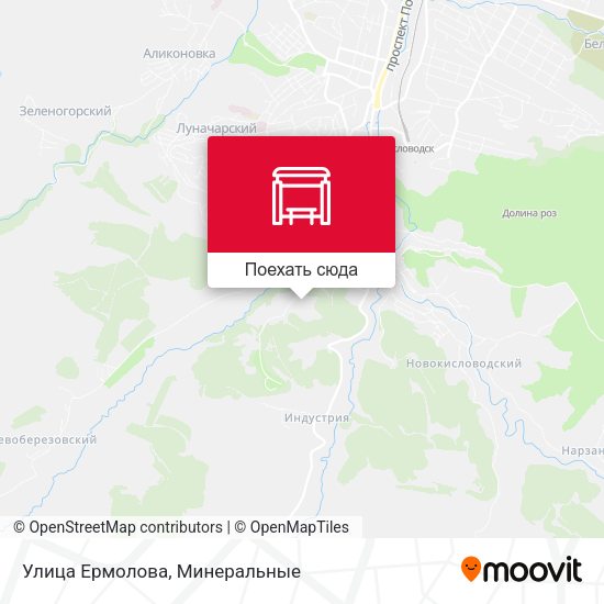 Карта Улица Ермолова