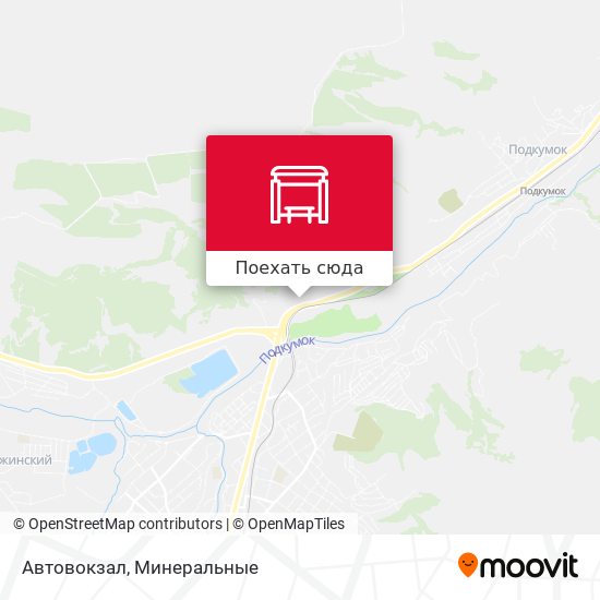 Карта Автовокзал