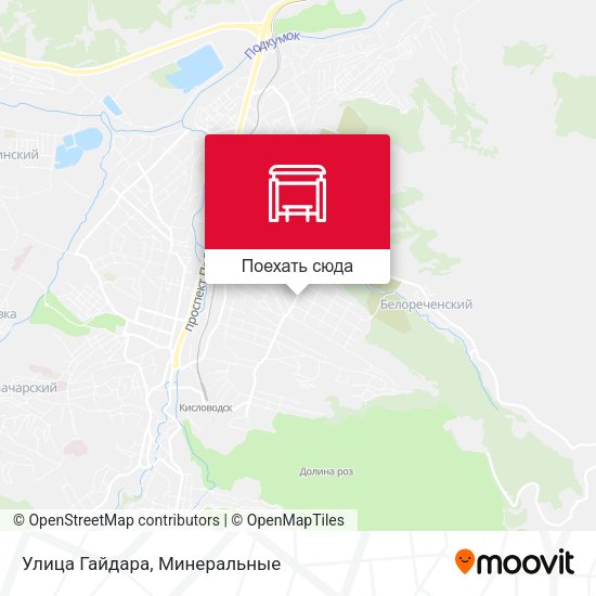 Карта Улица Гайдара