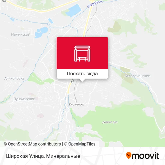 Карта Широкая Улица