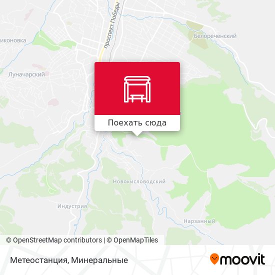 Карта Метеостанция