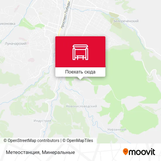 Карта Метеостанция