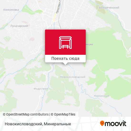 Карта Новокисловодский