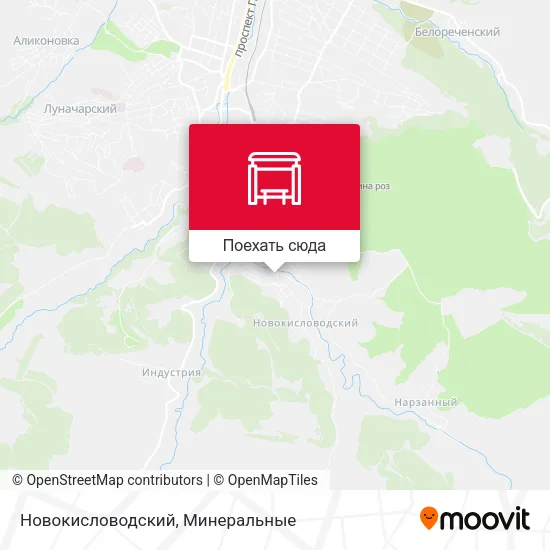 Карта Новокисловодский
