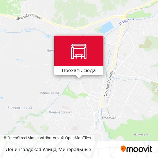 Карта Ленинградская Улица