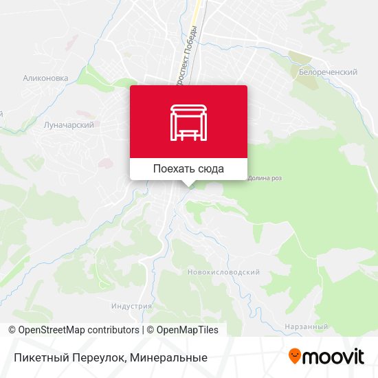 Карта Пикетный Переулок