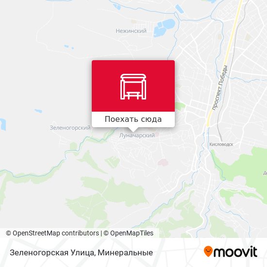 Карта Зеленогорская Улица