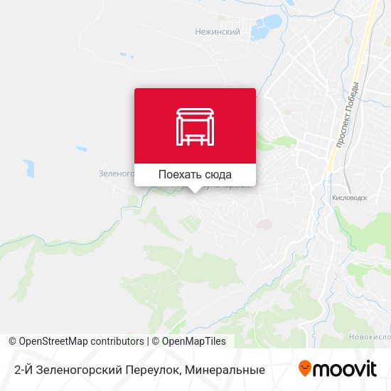 Карта 2-Й Зеленогорский Переулок