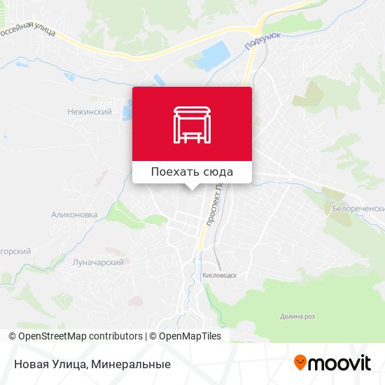 Карта Новая Улица