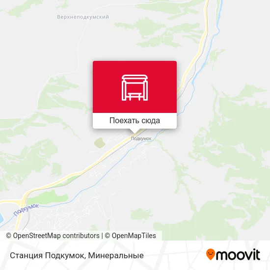 Карта Станция Подкумок
