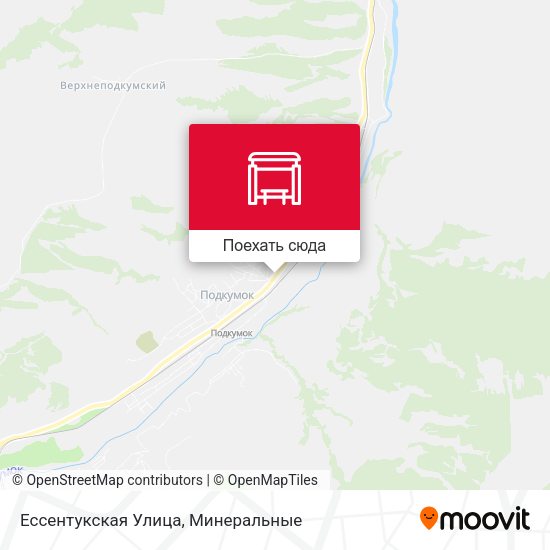 Карта Ессентукская Улица