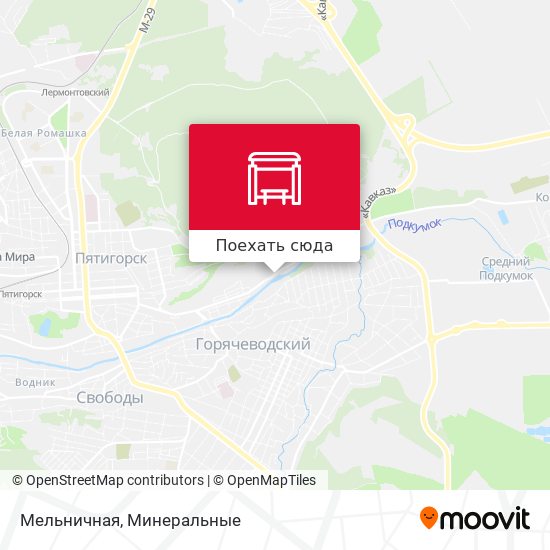 Карта Мельничная