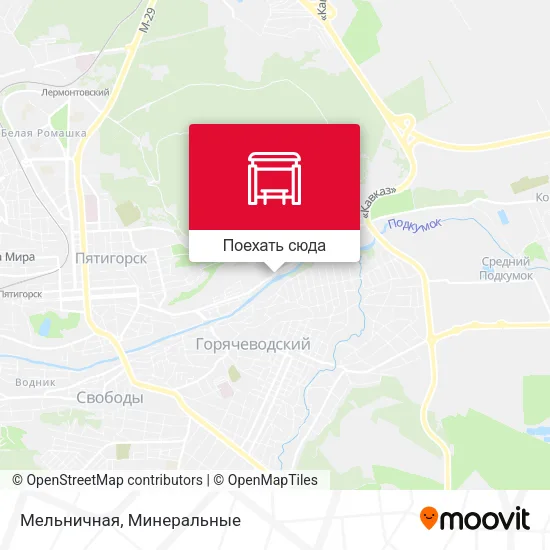 Карта Мельничная