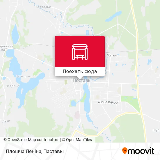Карта Плошча Леніна